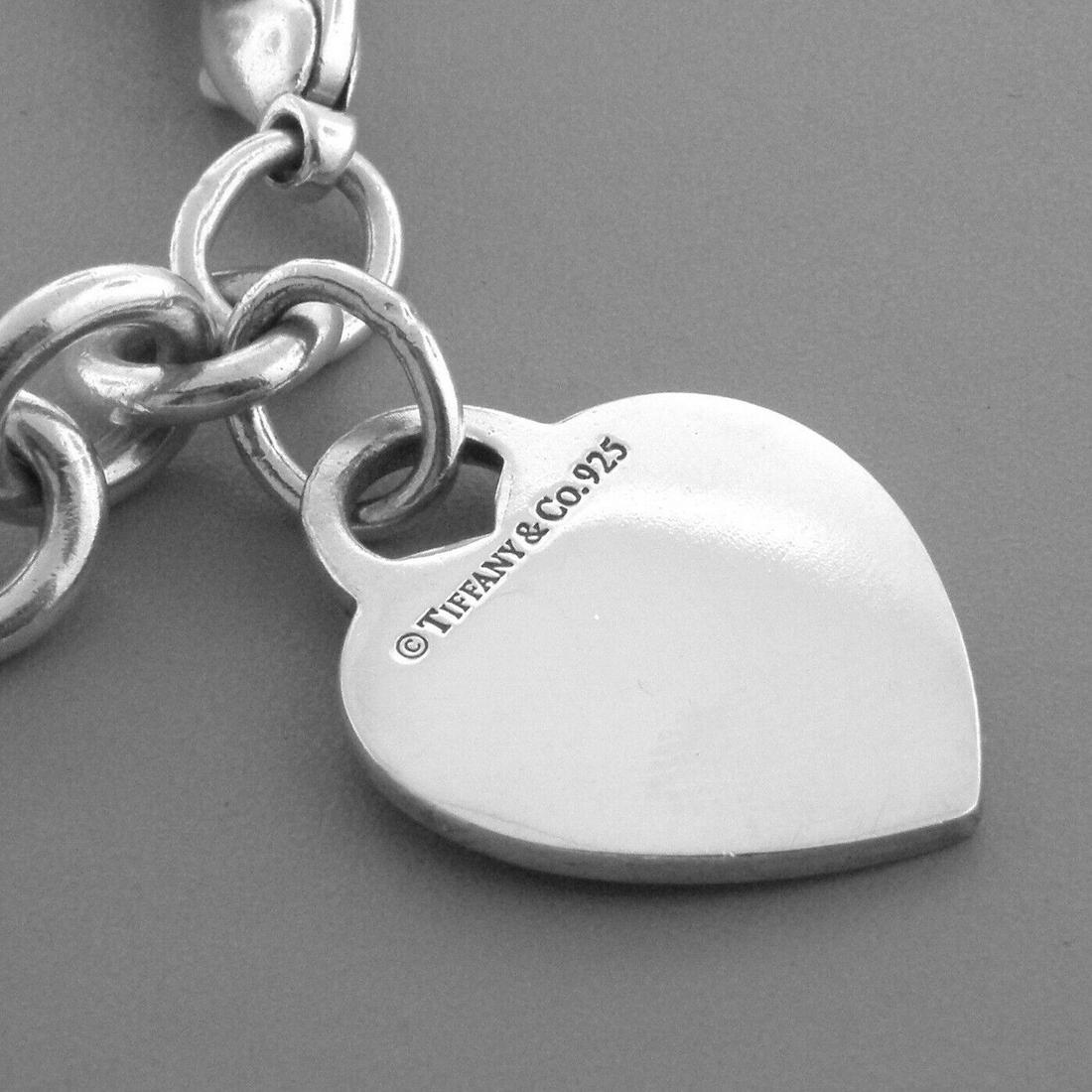 TIFFANY & CO. STERLING SILVER HEART BRACELET (1 of 2)