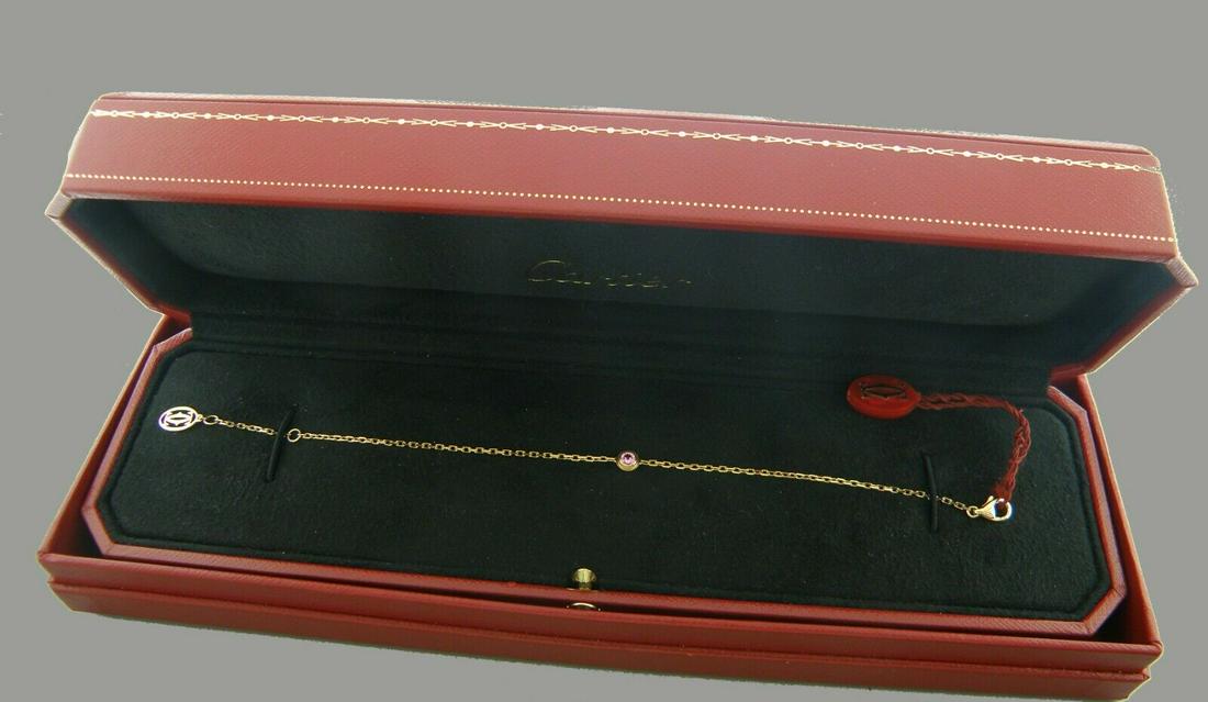 CARTIER 18K ROSE GOLD SAPHIRS LEGERS BRACELET SAPPHIRE (1 of 2)