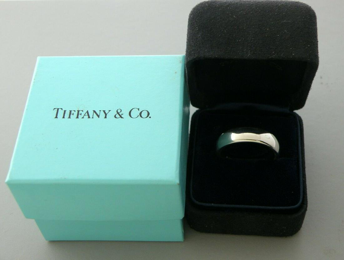 Tiffany & Co Sterling Silver Concave 1837 Band Ring Size 7.5 – QUEEN MAY