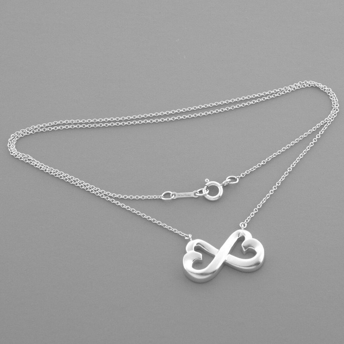 TIFFANY & CO. STERLING SILVER LOVE HEART NECKLACE (1 of 2)