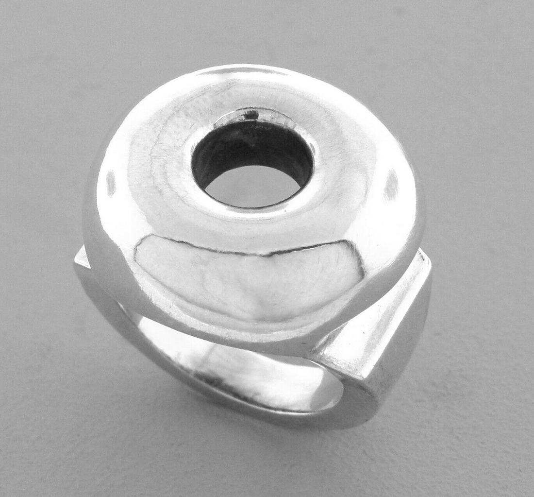 KIESELSTEIN CORD STERLING SILVER LADIES O DONUT RING (1 of 2)