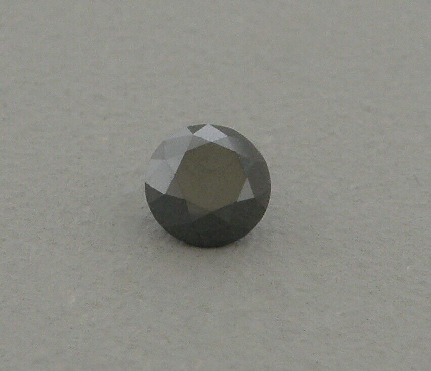 ROUND CUT LOOSE NATURAL BLACK DIAMOND  3mm (1 of 2)