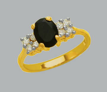 NEW 14K TWO TONE GOLD LADIES CZ COCKTAIL RING ONYX: NEW 14K TWO TONE GOLD CZ RING New 14K Two tone solid gold ring Ring size 7 Measures 5mm wide on top Cubic Zirconia Polished Finish Apx Weight: 2.8g