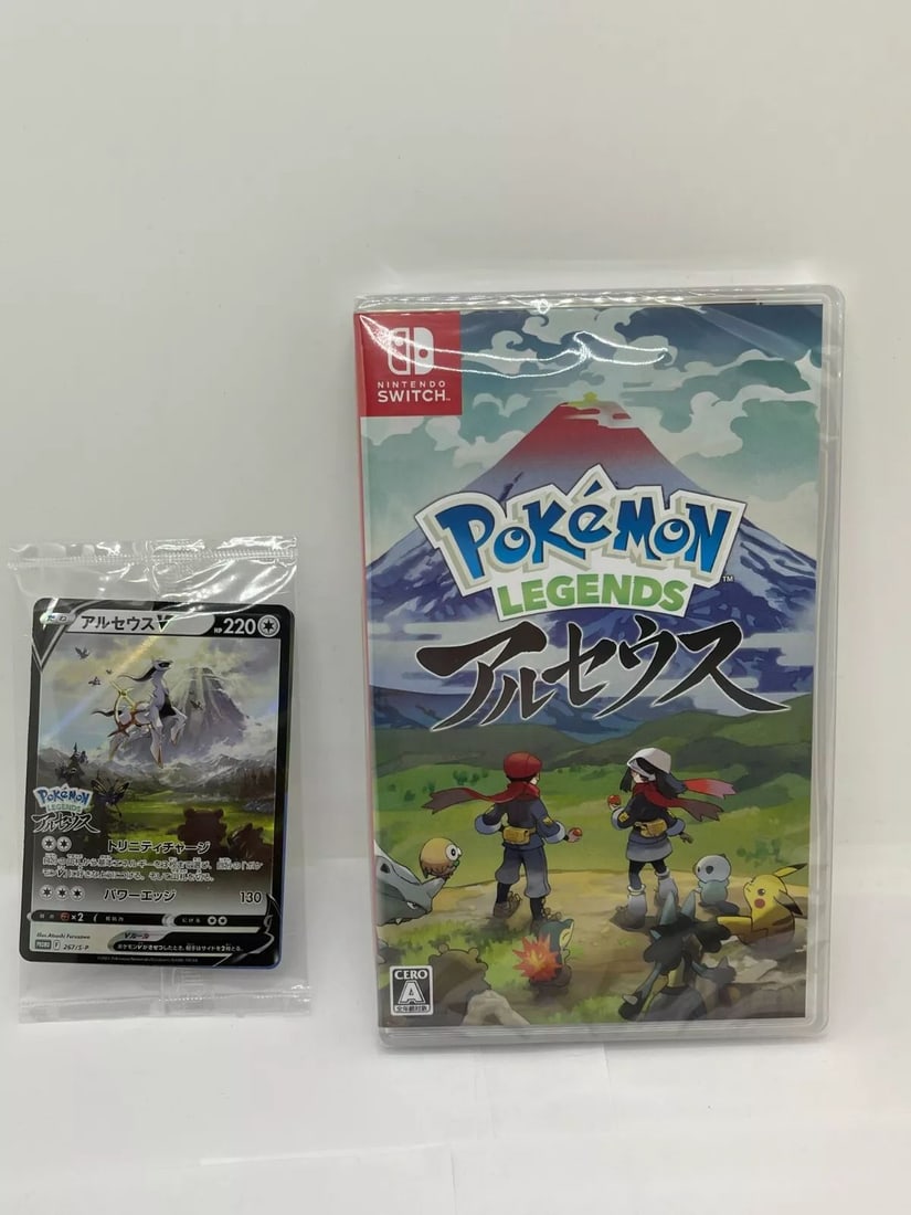 Japanese Pokemon Legends: Arceus - Nintendo Switch With Promo Card - NEW (1 of 2)