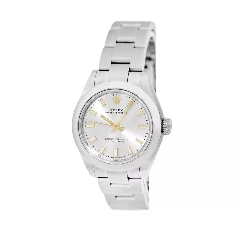 ROLEX STAINLESS STEEL 28MM ROLEX OYSTER PERPETUAL 276200 BOX WARRANTY 2023 (1 of 2)