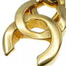 CHANEL TURNLOCK MOTIF CHARM GOLD CHAIN BRACELET 96A ACCESSORIES
