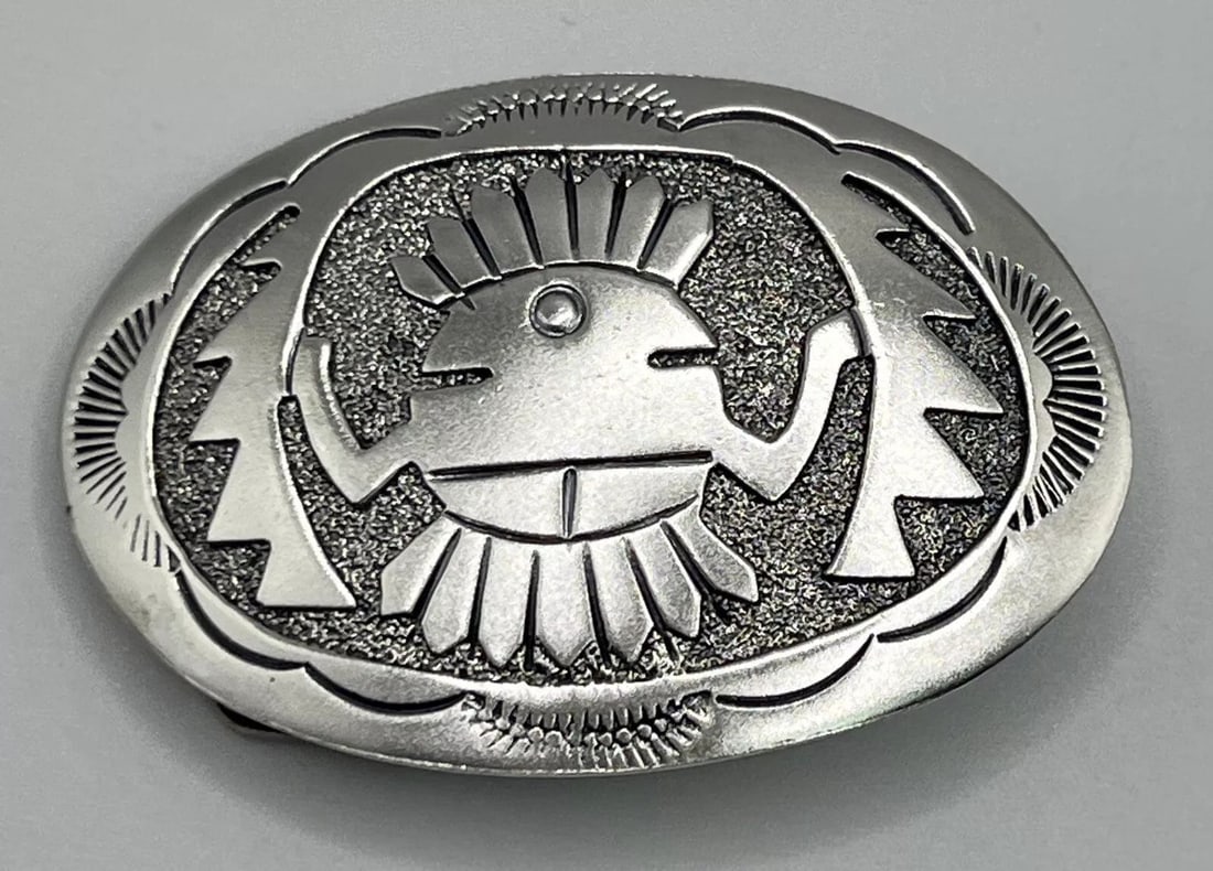 Hopi Alde Qumyintewa Money Clip（Native american signed hopi