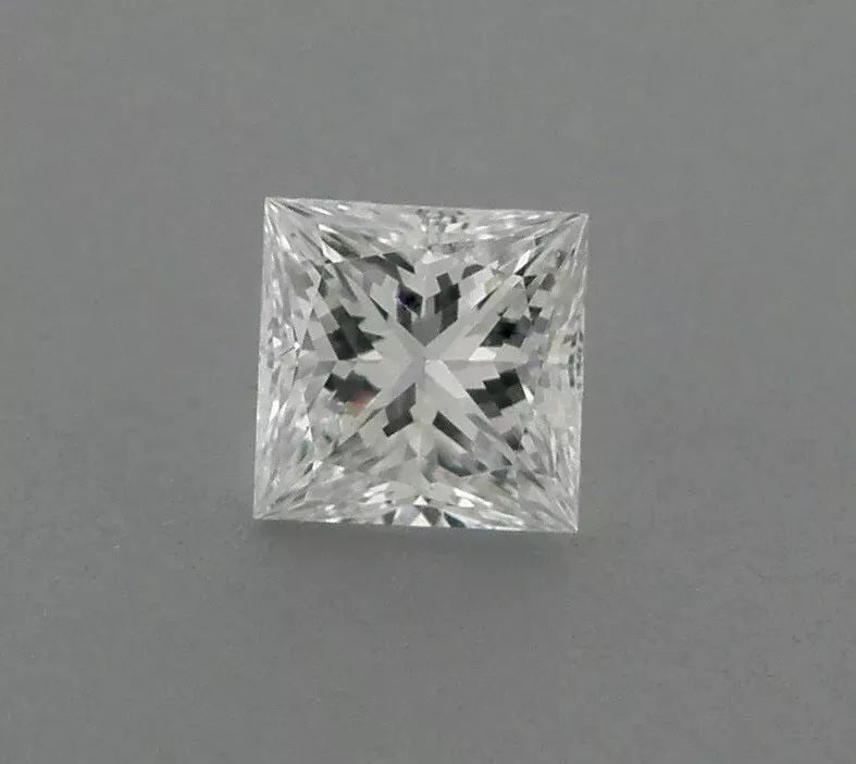 LOOSE NATURAL UNTREATED DIAMOND Sale is for 1 princess cut natural untreated earth mined diamond (1 of 2)