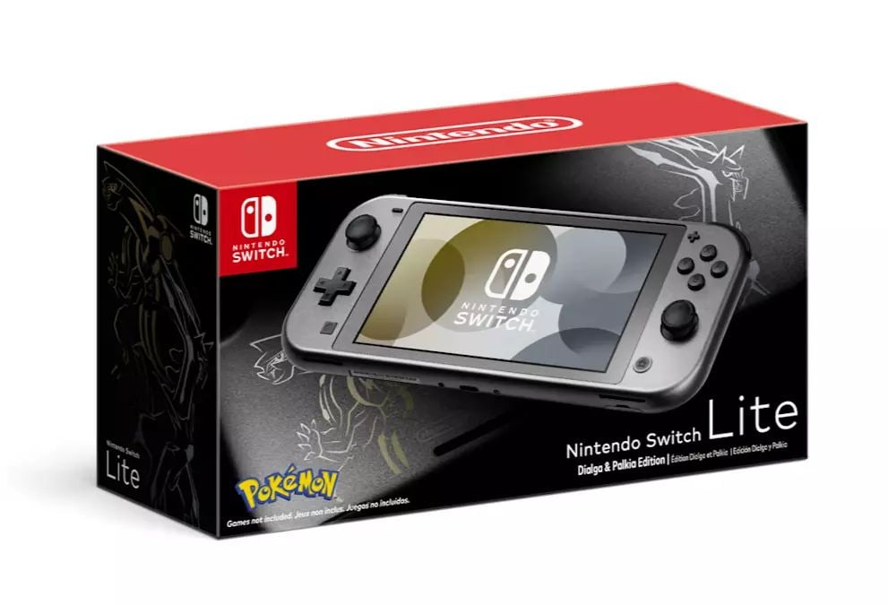 Nintendo Switch Lite Pokemon Dialga And Palkia Limited Edition