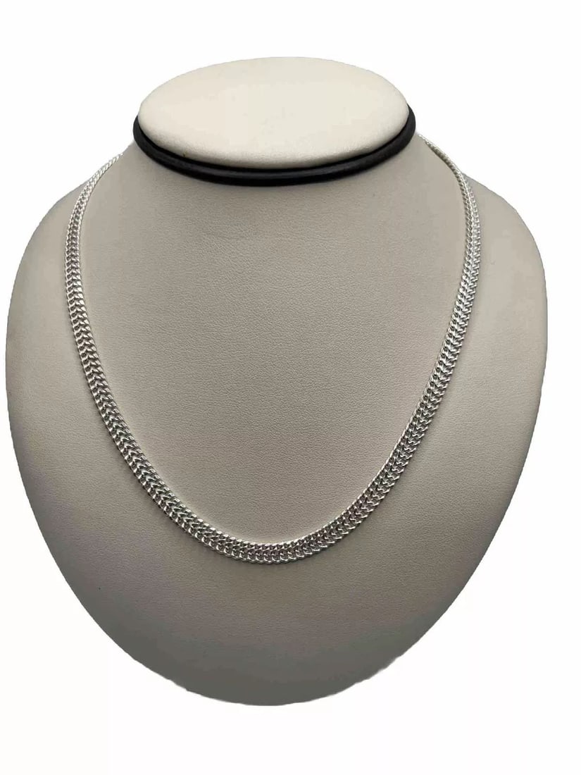 18" STERLING SILVER FLAT CHAIN 18.8 GRAMS (1 of 2)