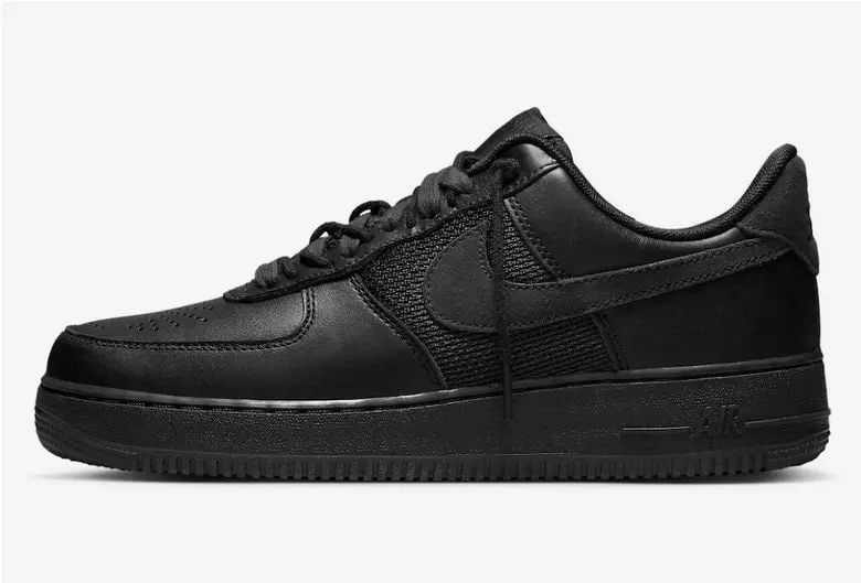 NIKE AIR FORCE 1 LOW SP SLAM JAM TRIPLE BLACK US SIZE 10: NIKE AIR FORCE 1 LOW SP SLAM JAM TRIPLE BLACK US SIZE 10 The Swoosh's winged workhorse is back to help you tackle those workouts off the beaten path in the Men's Nike React Pegasus Trail 4 Trail Runni