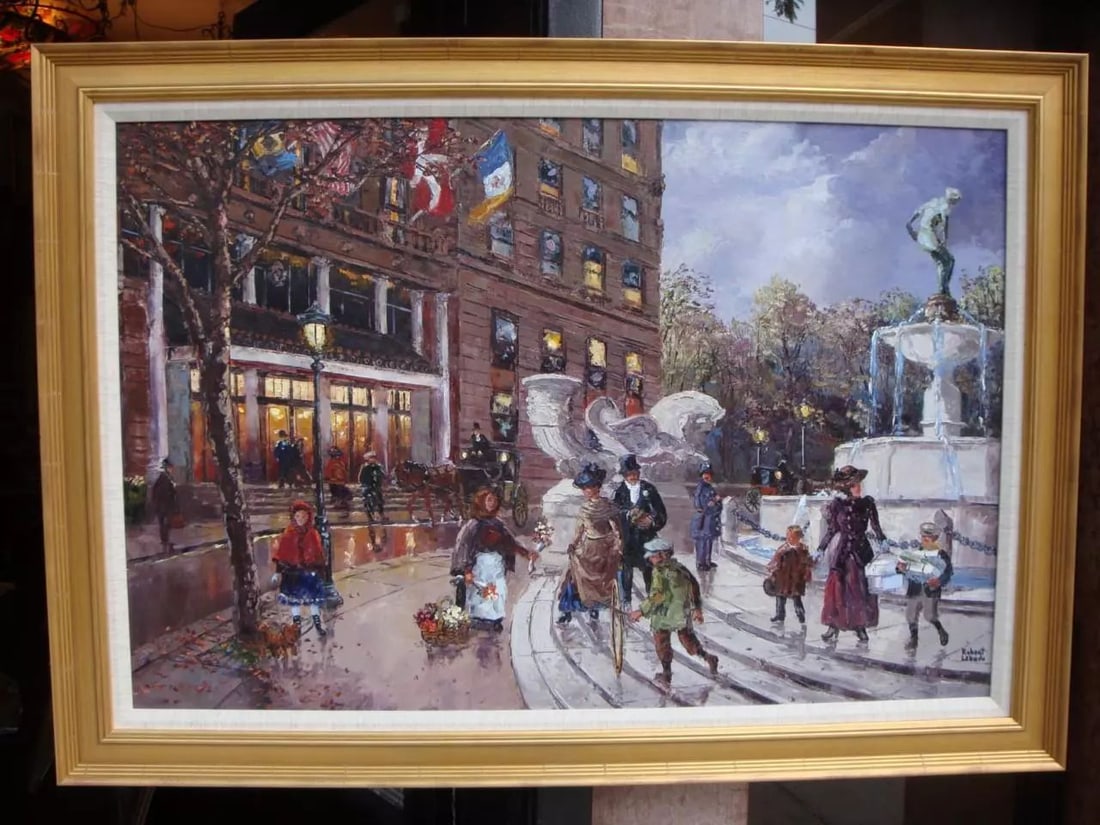 FRAMED NEW YORK CITY PLAZA HOTEL 5TH AVE PAINTING ROBERT LEBRON 1928-2013: FRAMED NEW YORK CITY PLAZA HOTEL 5TH AVE PAINTING ROBERT LEBRON 1928-2013 RARE FRAMED NEW YORK CITY PLAZA HOTEL 5TH AVE PAINTING ROBERT LEBRON 1928-2013 Search LIQUIDATION CLEARANCE!!! The Following I
