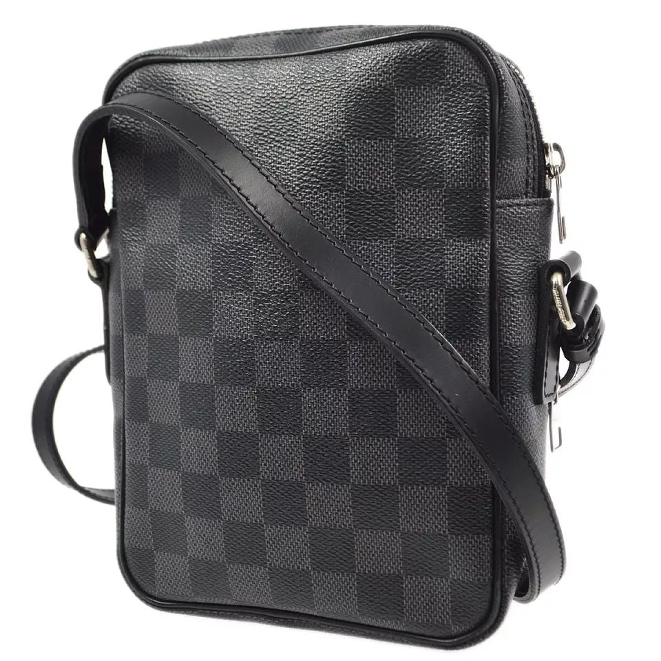 LOUIS VUITTON DAMIER GRAPHITE REM SHOULDER BAG (1 of 2)