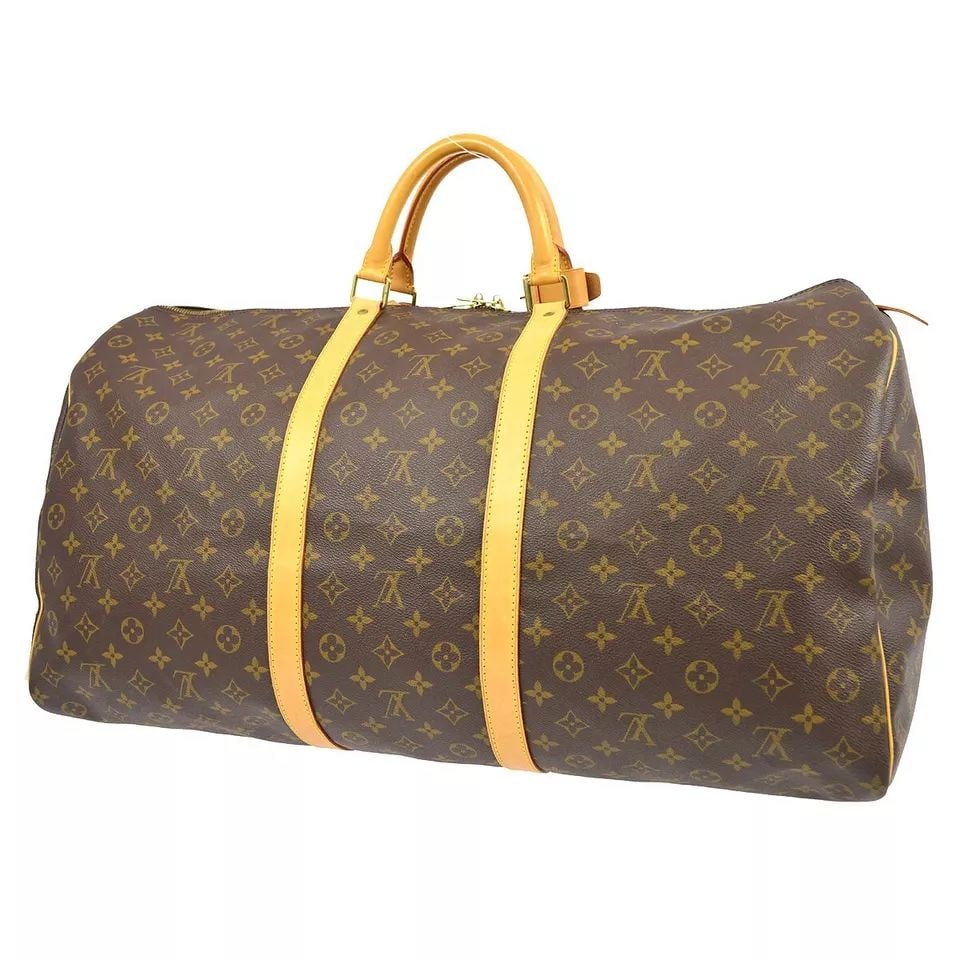 LOUIS VUITTON MONOGRAM KEEPALL 60 DUFFLE HANDBAG (1 of 2)