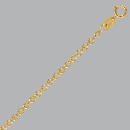 NEW 14K YELLOW GOLD ROLO CHAIN NECKLACE: 14K YELLOW GOLD ROLO CHAIN NECKLACE 14K Solid Yellow Gold (not gold plated or gold filled) 1.5mm wide Length measures 18" Well made chain Chain has a spring clasp 14K Yellow Gold, polished finish Chai