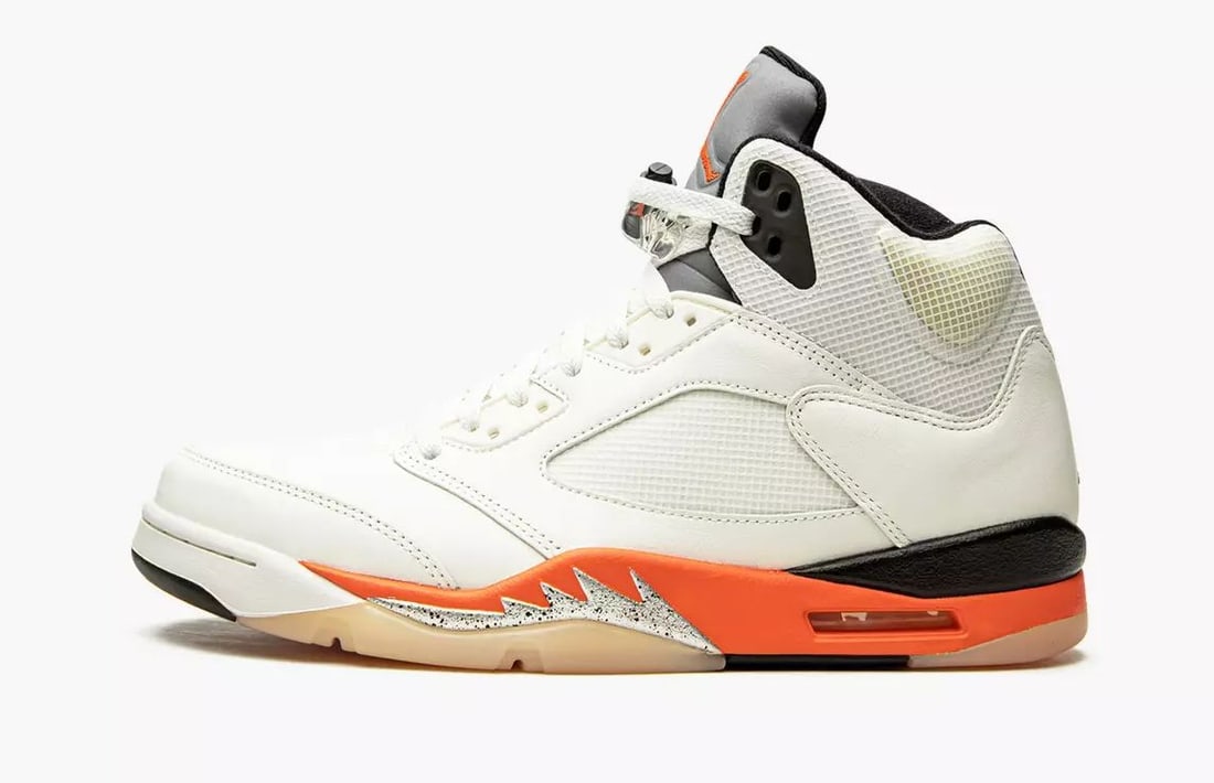 AIR JORDAN 5 RETRO SHATTERED BACKBOARD WHITE SAIL ORANGE BLAZE US SIZE 10: AIR JORDAN 5 RETRO SHATTERED BACKBOARD WHITE SAIL ORANGE BLAZE US SIZE 10 The Air Jordan Zion 1 Naruto Kyuubi was released as part of a collaboration between Jordan Brand and NBA star Zion Williamson,