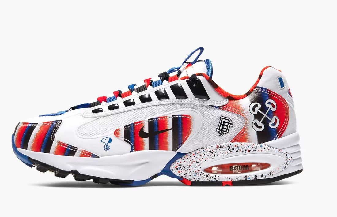 NIKE AIR MAX TRIAX 96 DOERNBECHER SNOOPY WHITE BLUE US SIZE 8 (1 of 2)