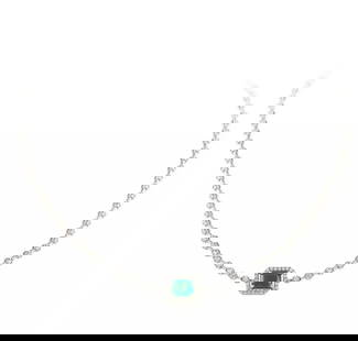 18KT GOLD 4CT EMERALD DIAMOND STRAND NECKLACE: 18KT GOLD 4CT EMERALD DIAMOND STRAND NECKLACE LAST CALL, LAST CHANCE!! LIQUIDATION SALE!! The Following Items we are offering is a Rare Important Radiant 18KT GOLD GORGEOUS EMERALD AND DIAMOND NECKLAC