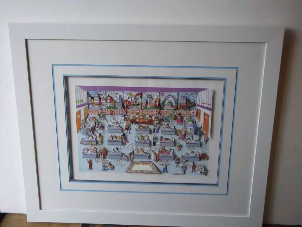 John Suchy 3d Serigraph New York City