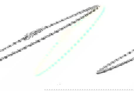 18KT GOLD EMERALD RIVIERA TENNIS BRACELET: 18KT GOLD EMERALD RIVIERA TENNIS BRACELET LAST CALL, LAST CHANCE!! LIQUIDATION SALE!! The Following Items we are offering is a Rare 18KT White Gold Emerald Riviera Tennis Bracelet. Bracelet is compris