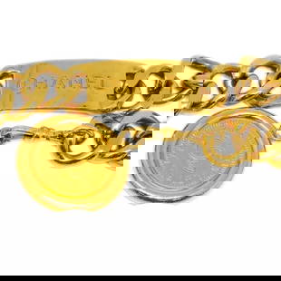 CHANEL MEDALLION CHAIN BELT SMALL GOOD: CHANEL MEDALLION CHAIN BELT SMALL GOOD Exterior : A : GOOD CONDITION!! Minor scratched Number :- Size (Inch) :Length : 33.5 " Width : 0.7 " Charm : Diameter ; 1.3 " Size (CM) :Length : 85.0 cm Width :