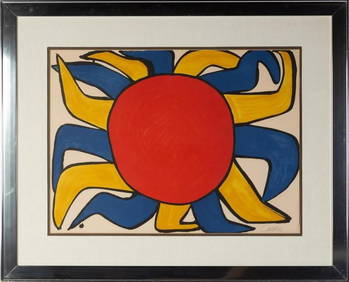 ORIGINAL ALEXANDER CALDER FRONTISPIECE LIMITED ED LITHOGRAPH (1 of 2)