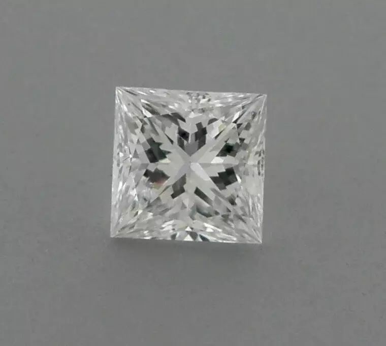 LOOSE NATURAL UNTREATED DIAMOND Sale is for 1 princess cut natural untreated earth mined diamond (1 of 2)