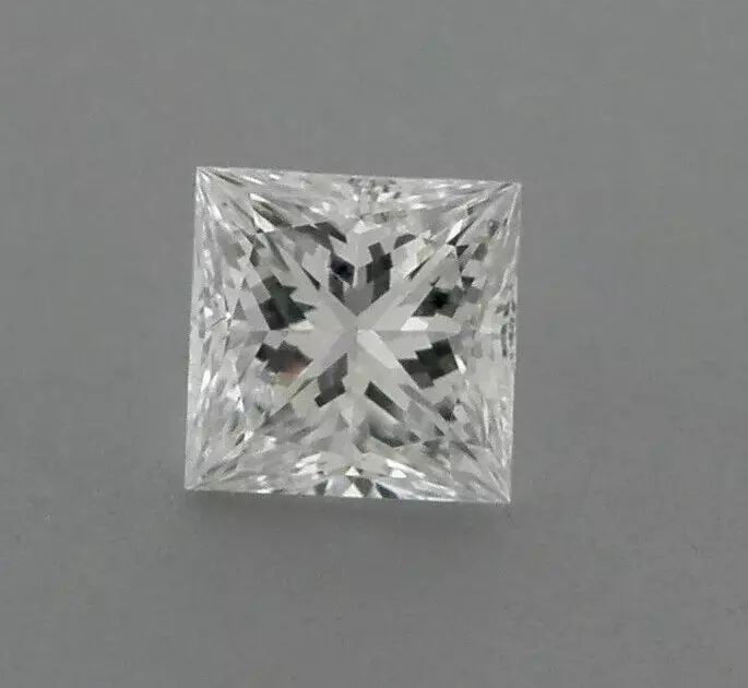 LOOSE NATURAL UNTREATED DIAMOND Sale is for 1 princess cut natural untreated earth mined diamond (1 of 2)