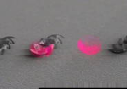 LOOSE NATURAL PIGEON BLOOD RUBY Sale is for 2 round cabochon natural rubies (no glass filled or lead