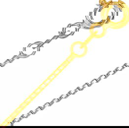NEW 14K YELLOW GOLD BOX CHAIN NECKLACE