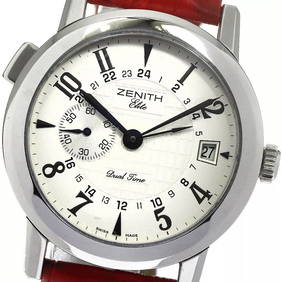 ZENITH 01/02.0451.682 PORT ROYAL ELITE DUAL TIME MEN'S WATCH (1 of 2)