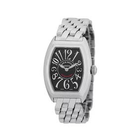 FRANCK MULLER STAINLESS STEEL 28MM X 33MM CONQUISTADOR 8005 BOX WARRANTY NEW (1 of 2)