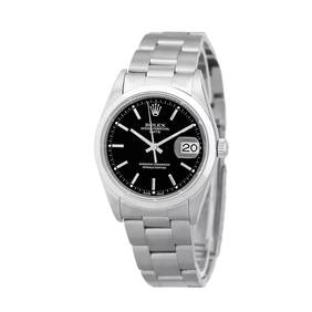 ROLEX STAINLESS STEEL 34MM ROLEX OYSTER PERPETUAL DATE BOX WARRANTY (1 of 2)