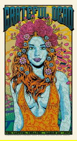 GRATEFUL DEAD "BERTHA" MAIN EDITION POSTER BY CHUCK SPERRY - ON HAND LE / 365 (1 of 2)