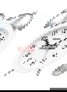 SUPREME SEIKO ALARM CLOCK WHITE FW22 - BRAND NEW: SUPREME SEIKO ALARM CLOCK WHITE FW22 - BRAND NEW Supreme Seiko Alarm Clock White FW22 Brand New