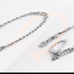 AUTHENTIC PANDORA STERLING SILVER CHUNKY INFINITY KNOT CHAIN BRACELET 7.1": PANDORA STERLING SILVER CHUNKY INFINITY KNOT CHAIN RETIRED BRACELET - 7.1" Authentic Pandora Sterling Silver Chunky Infinity Knot Chain Retired Bracelet Length - 7.1" Long Fits up to 6.25" Wrist Chain