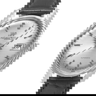 IWC OLD INTER REF.R820A BIG ROUND CASE MEN'S WATCH: IWC OLD INTER REF.R820A BIG ROUND CASE MEN'S WATCH Item Description brand IWC series old inter Product number R820Asituation vintage/antique material stainless steel dial silver movement automatic win