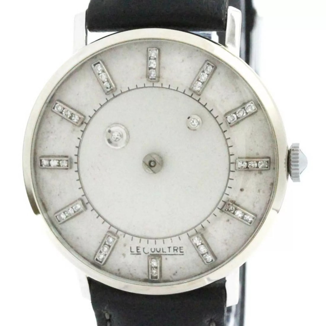 JAEGER LE COULTRE MYSTERY CAL.480 WHITE GOLD MEN'S 615-208 (1 of 2)