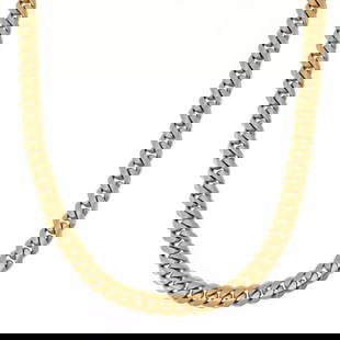 MEN'S 14K & 13K YELLOW GOLD 9.5MM WIDE CURB LINK CHAIN 24.5" L - 174.2 GR!: MEN'S 14K & 13K YELLOW GOLD 9.5MM WIDE CURB LINK CHAIN 24.5" L - 174.2 GR! Men's 14k & 13k Yellow Gold 9.5mm Wide Curb Link Chain 24.5" L - 174.2 gr! Description This long men's curb link chain is cra