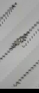 ART DECO HAMILTON LADIES DIAMOND AND PLATINUM WATCH: ART DECO HAMILTON LADIES DIAMOND AND PLATINUM WATCH