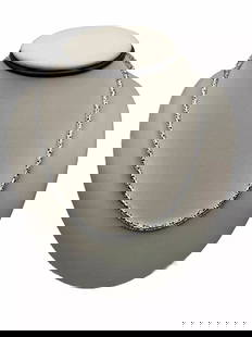 18" STERLING SILVER BYZANTINE NECKLACE 31.6 GRAMS: 18" STERLING SILVER BYZANTINE NECKLACE 31.6 GRAMS