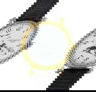 PATEK PHILIPPE 5015 GOLD WATCH POWER RESERVE 18K ESTATE JEWELRY: PATEK PHILIPPE 5015 GOLD WATCH POWER RESERVE 18K ESTATE JEWELRY PATEK PHILIPPE 5015 GOLD WATCH POWER RESERVE 18K ESTATE JEWELRY PATEK PHILIPPE 18 karat Gold 5015 Watch The Patek Philippe watch model 5