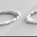 VAN CLEEF & ARPELS PLATINUM DIAMOND TENDREMENT ETOILES WEDDING BAND RING