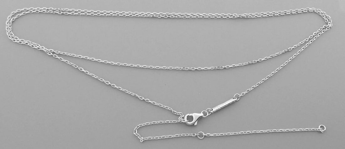 NEW STERLING SILVER ANCHOR CHAIN ADJUSTABLE 24" 26" 28" NECKLACE (1 of 2)