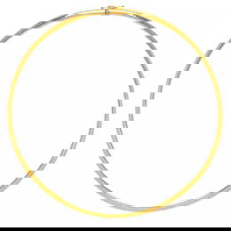 NEW 14K YELLOW GOLD 4MM OMEGA CHAIN  CHOKER NECKLACE