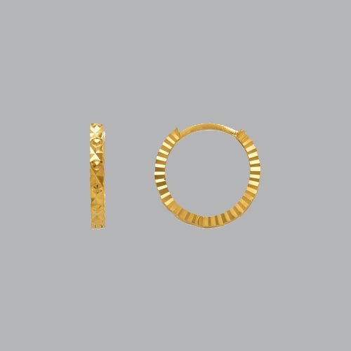 14K YELLOW GOLD LADIES GIRLS ROUND HUGGIE HOOP EARRINGS: NEW 14K YELLOW GOLD HUGGIE EARRINGS New 14K Yellow Gold Hoop Earrings Measures: 1.5mm Wide x 12mm in Diameter Earrings have a polished finish Snap closure Stamp: 14k Avg Weight: 1g