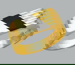 NEW 14K YELLOW GOLD MENS RING ONYX LARGE