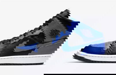 AIR JORDAN 1 MID HYPER ROYAL MEN'S SNEAKERS US SHOE SIZE 10 (DAMAGED BOX)