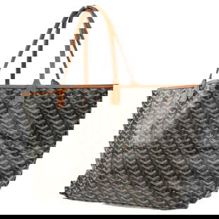 GOYARD BROWN ST. LOUIS PM TOTE HANDBAG: GOYARD BROWN ST. LOUIS PM TOTE HANDBAG Goyard St. Louis PM Tote Handbag Description OUTSIDE : SA: GREAT CONDITION!! INSIDE : SA: GREAT CONDITION!! S : New or new without a tag. SA : Excellent conditio