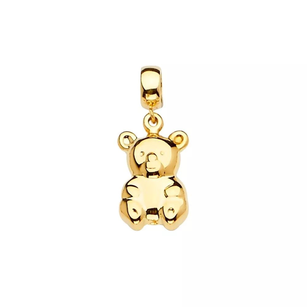NEW 14K YELLOW GOLD BEAR CHARM FOR MIX&MATCH BRACELET (1 of 2)